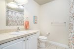 Upper Level - full Bathroom 2 with shower/tub combo 